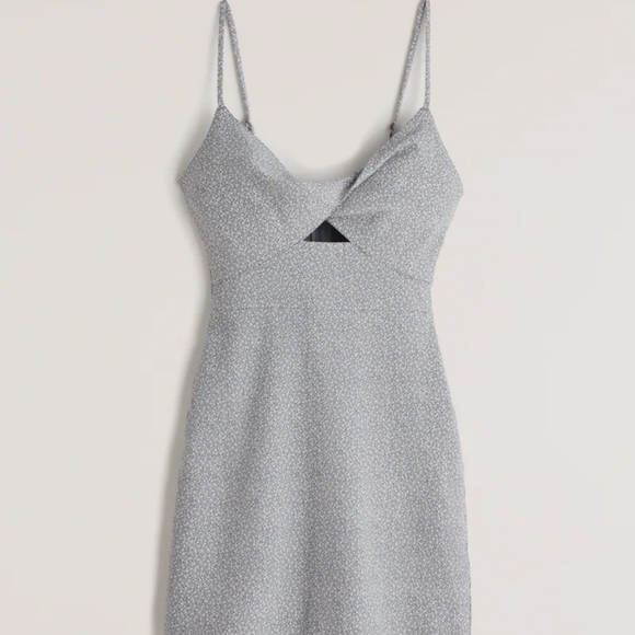 Abercrombie | Twist Front Cutout Mini Dress - Picture 1 of 9
